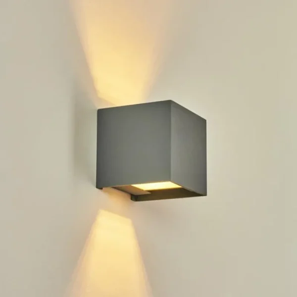 hofstein Applique murale Badajoz Gris, 1 lumière* Lampes Modernes