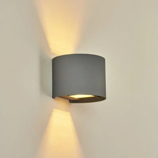 hofstein Applique murale Badajoz Gris, 1 lumière* Lampes Modernes