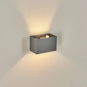 hofstein Applique murale Badajoz Gris, 1 lumière* Lampes Modernes