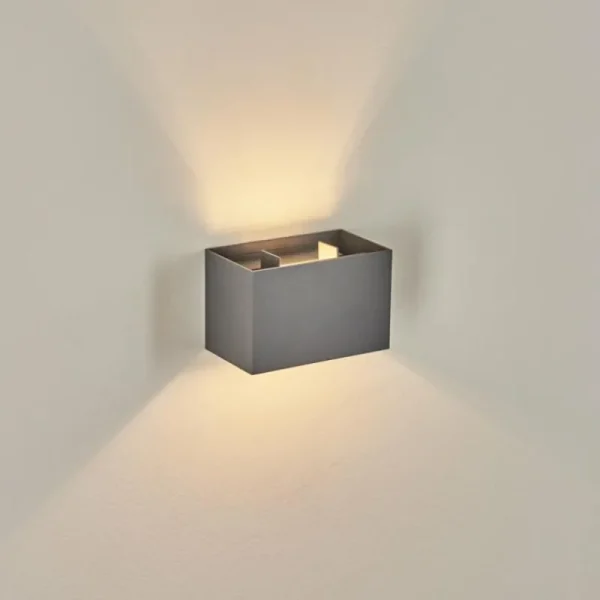 hofstein Applique murale Badajoz Gris, 1 lumière* Lampes Modernes