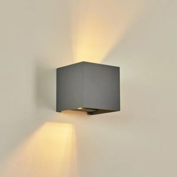 hofstein Applique murale Badajoz Gris, 1 lumière* Lampes Modernes