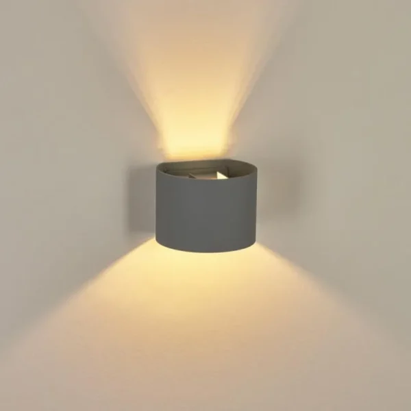 hofstein Applique murale Badajoz Gris, 1 lumière* Lampes Modernes