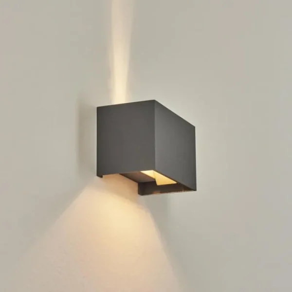 hofstein Applique murale Badajoz Gris, 1 lumière* Lampes Modernes