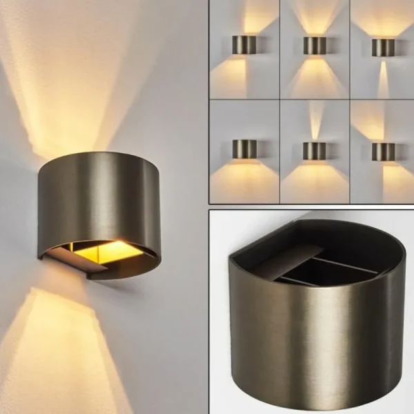 hofstein Applique murale Badajoz LED Brun, 1 lumière* Lampes Modernes