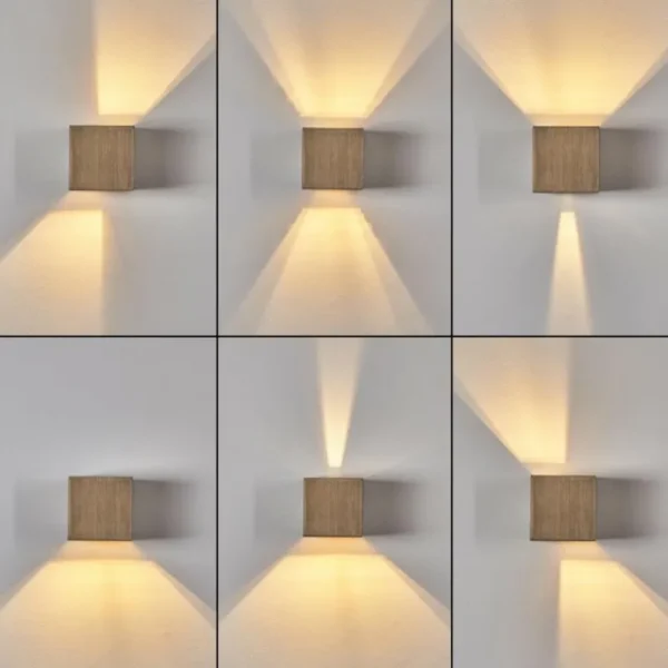 hofstein Applique murale Badajoz LED Brun, 1 lumière* Lampes Modernes