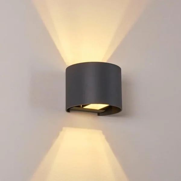 hofstein Applique murale Badajoz LED Anthracite, 1 lumière* Lampes Modernes