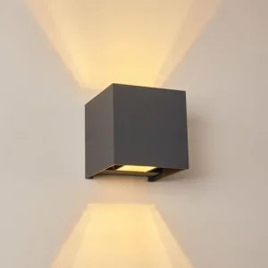 hofstein Applique murale Badajoz LED Anthracite, 1 lumière* Lampes Modernes