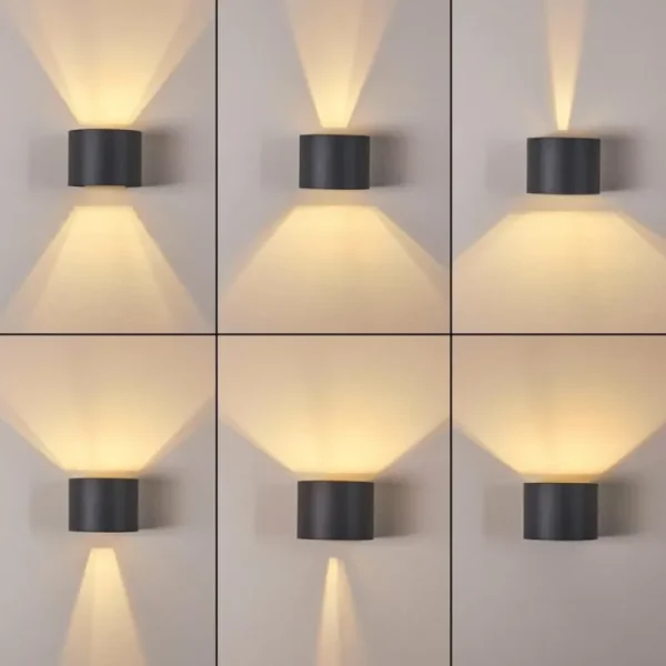 hofstein Applique murale Badajoz LED Anthracite, 1 lumière* Lampes Modernes
