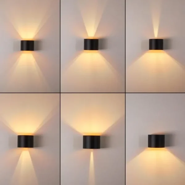 hofstein Applique murale Badajoz LED Cuivre, Noir, 1 lumière* Lampes Modernes