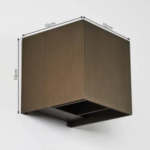 hofstein Applique murale Badajoz LED Brun, 1 lumière* Lampes Modernes