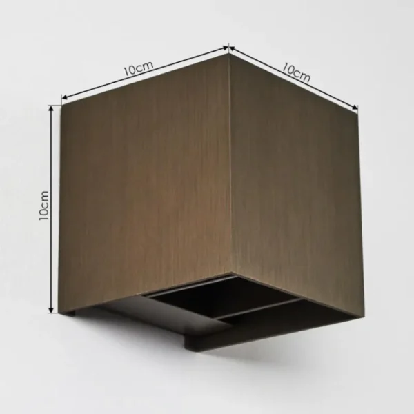 hofstein Applique murale Badajoz LED Brun, 1 lumière* Lampes Modernes