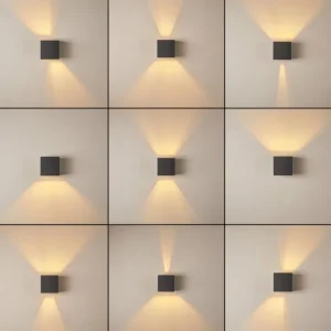 hofstein Applique murale Badajoz LED Anthracite, 1 lumière* Lampes Modernes