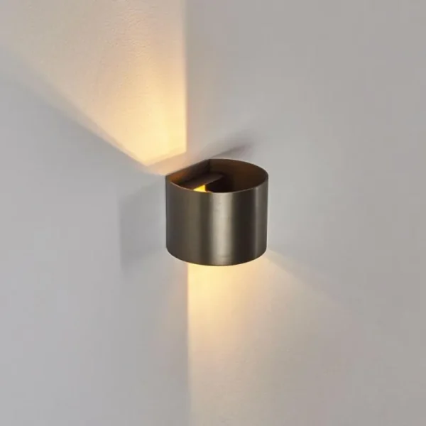hofstein Applique murale Badajoz LED Brun, 1 lumière* Lampes Modernes