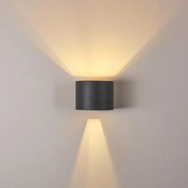 hofstein Applique murale Badajoz LED Anthracite, 1 lumière* Lampes Modernes