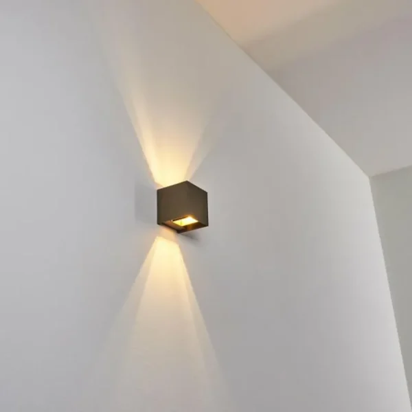 hofstein Applique murale Badajoz LED Brun, 1 lumière* Lampes Modernes