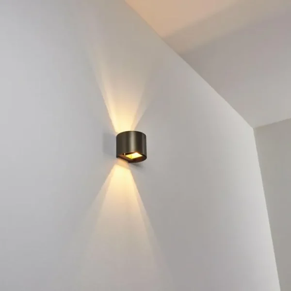 hofstein Applique murale Badajoz LED Brun, 1 lumière* Lampes Modernes