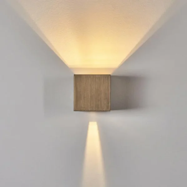 hofstein Applique murale Badajoz LED Brun, 1 lumière* Lampes Modernes
