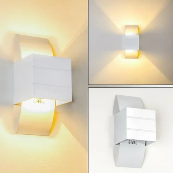 hofstein Applique murale Baku Blanc, 1 lumière* Lampes Modernes