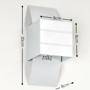 hofstein Applique murale Baku Blanc, 1 lumière* Lampes Modernes