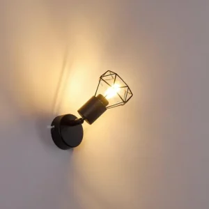hofstein Applique murale Baripada Noir, 1 lumière* Lampes Modernes