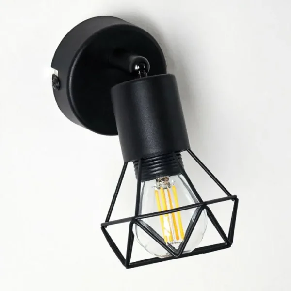 hofstein Applique murale Baripada Noir, 1 lumière* Lampes Modernes