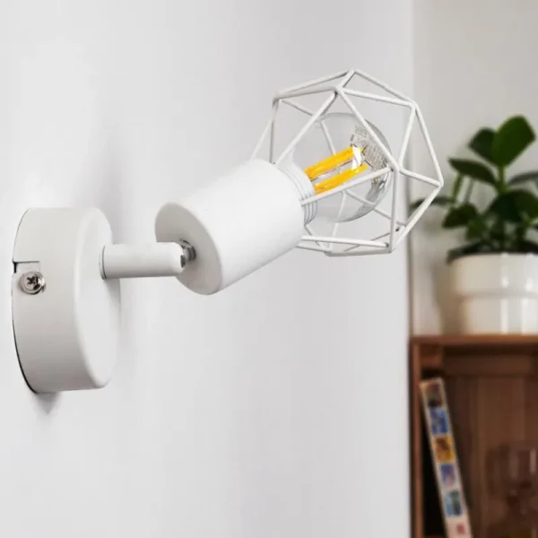 hofstein Applique murale Baripada Blanc, 1 lumière* Lampes Modernes