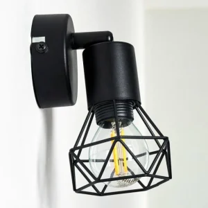 hofstein Applique murale Baripada Noir, 1 lumière* Lampes Modernes