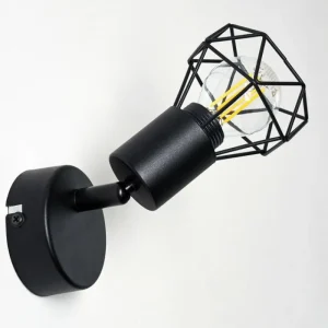 hofstein Applique murale Baripada Noir, 1 lumière* Lampes Modernes
