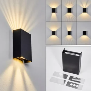 hofstein Applique murale Benin LED Noir, 1 lumière* Lampes Modernes