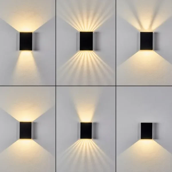 hofstein Applique murale Benin LED Noir, 1 lumière* Lampes Modernes