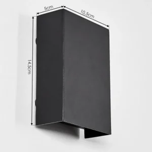 hofstein Applique murale Benin LED Noir, 1 lumière* Lampes Modernes