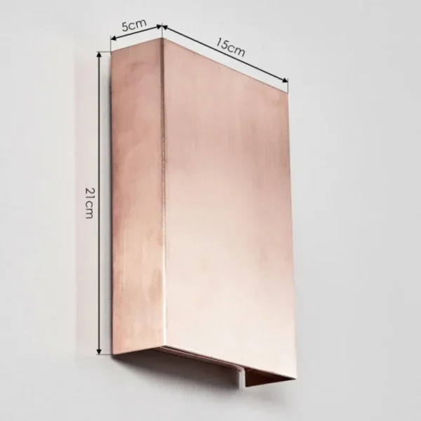 hofstein Applique murale Benin LED Cuivre, 2 lumières* Lampes Modernes