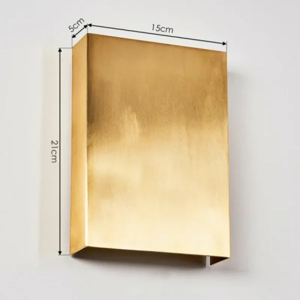 hofstein Applique murale Benin LED Laiton, 2 lumières* Lampes Modernes