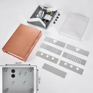 hofstein Applique murale Benin LED Cuivre, 2 lumières* Lampes Modernes