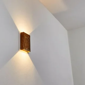 hofstein Applique murale Benin LED Rouille, 2 lumières* Lampes Modernes