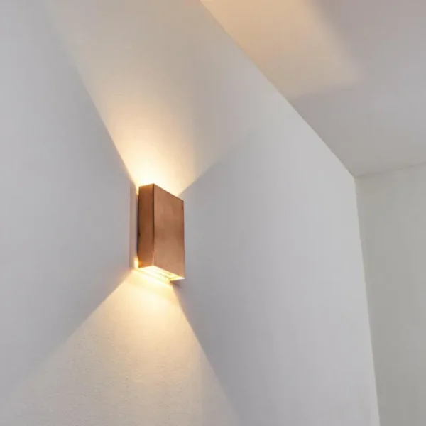 hofstein Applique murale Benin LED Cuivre, 2 lumières* Lampes Modernes