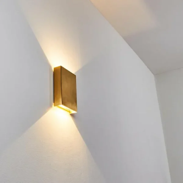 hofstein Applique murale Benin LED Laiton, 2 lumières* Lampes Modernes