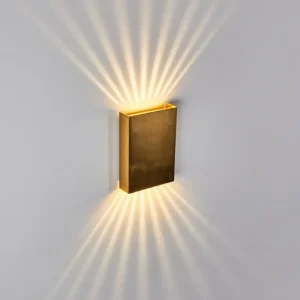 hofstein Applique murale Benin LED Laiton, 2 lumières* Lampes Modernes