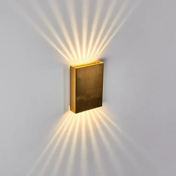 hofstein Applique murale Benin LED Laiton, 2 lumières* Lampes Modernes
