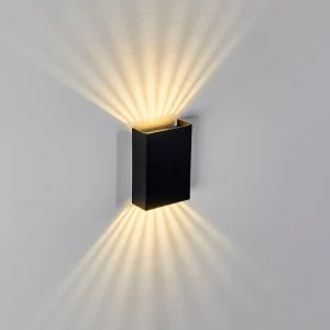 hofstein Applique murale Benin LED Noir, 1 lumière* Lampes Modernes