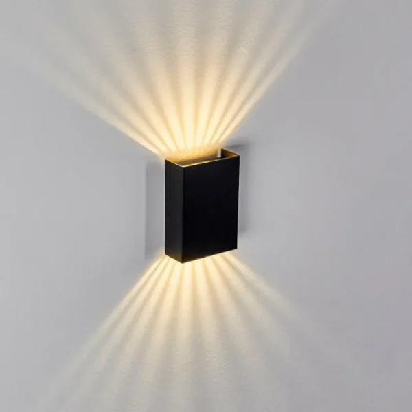 hofstein Applique murale Benin LED Noir, 1 lumière* Lampes Modernes
