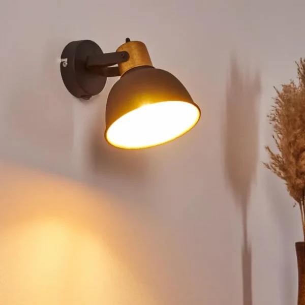 hofstein Applique murale Blackburn Noir, 1 lumière* Lampes Modernes