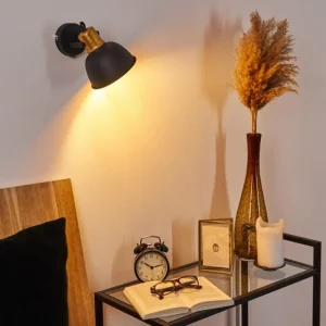 hofstein Applique murale Blackburn Noir, 1 lumière* Lampes Modernes
