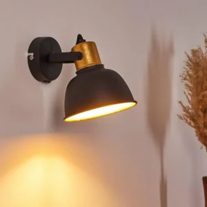 hofstein Applique murale Blackburn Noir, 1 lumière* Lampes Modernes