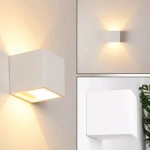 hofstein Applique murale Braslo Blanc, 1 lumière* Lampes Modernes
