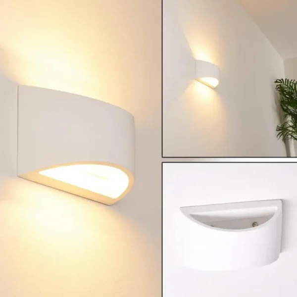 hofstein Applique murale Braslo Blanc, 1 lumière* Lampes Modernes