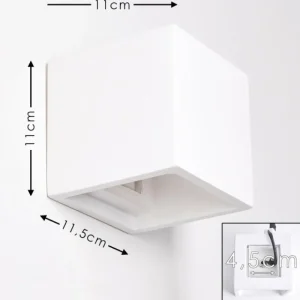 hofstein Applique murale Braslo Blanc, 1 lumière* Lampes Modernes