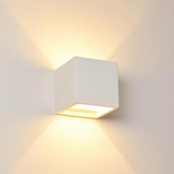 hofstein Applique murale Braslo Blanc, 1 lumière* Lampes Modernes