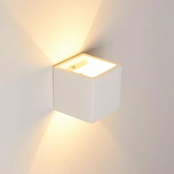 hofstein Applique murale Braslo Blanc, 1 lumière* Lampes Modernes