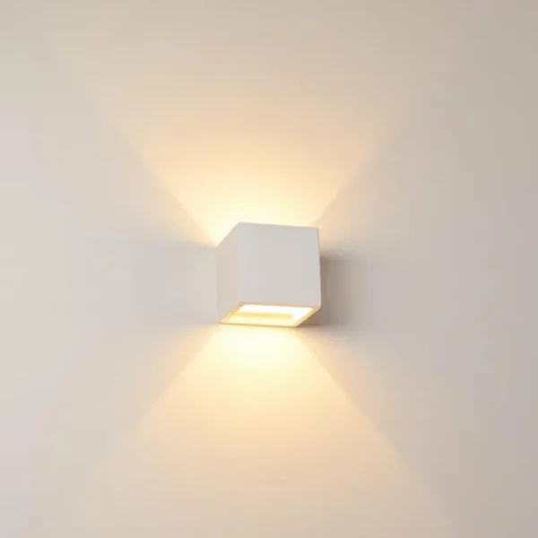 hofstein Applique murale Braslo Blanc, 1 lumière* Lampes Modernes